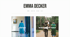 Desktop Screenshot of emmadecker.com